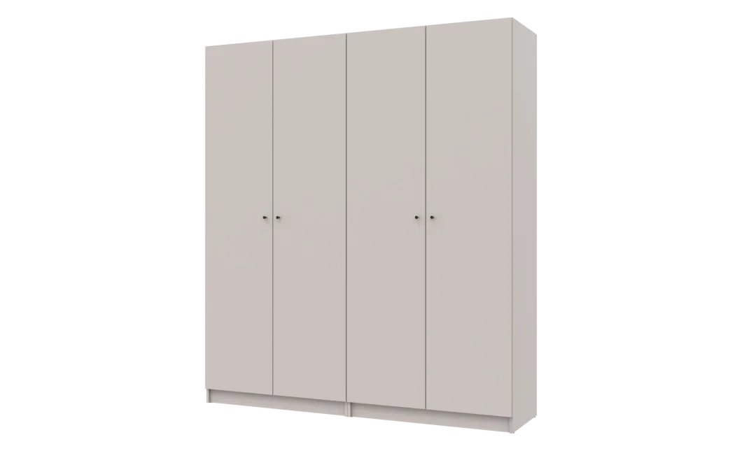 Skříň na oblečení Doros Promo Kašmír 2+2 dveře 180×48×204 (80737672)