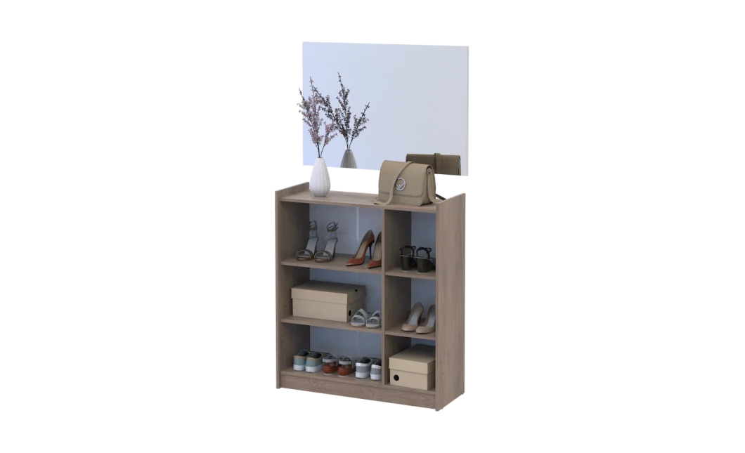 Botník se zrcadlem Doros Kassel Cannolo 3 DTD 97×40×110 (42005503)