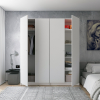 Set Doros Promo s policemi Bílá 2+2 dveře 180×48×204 (44900288)
