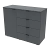 Komoda Doros GC1 Grafit 100 × 40 × 81,7 (41510069)