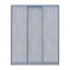 Šatní skříň Doros City Light Borovice Natti 3 DTD 180×60×225 (80736518)