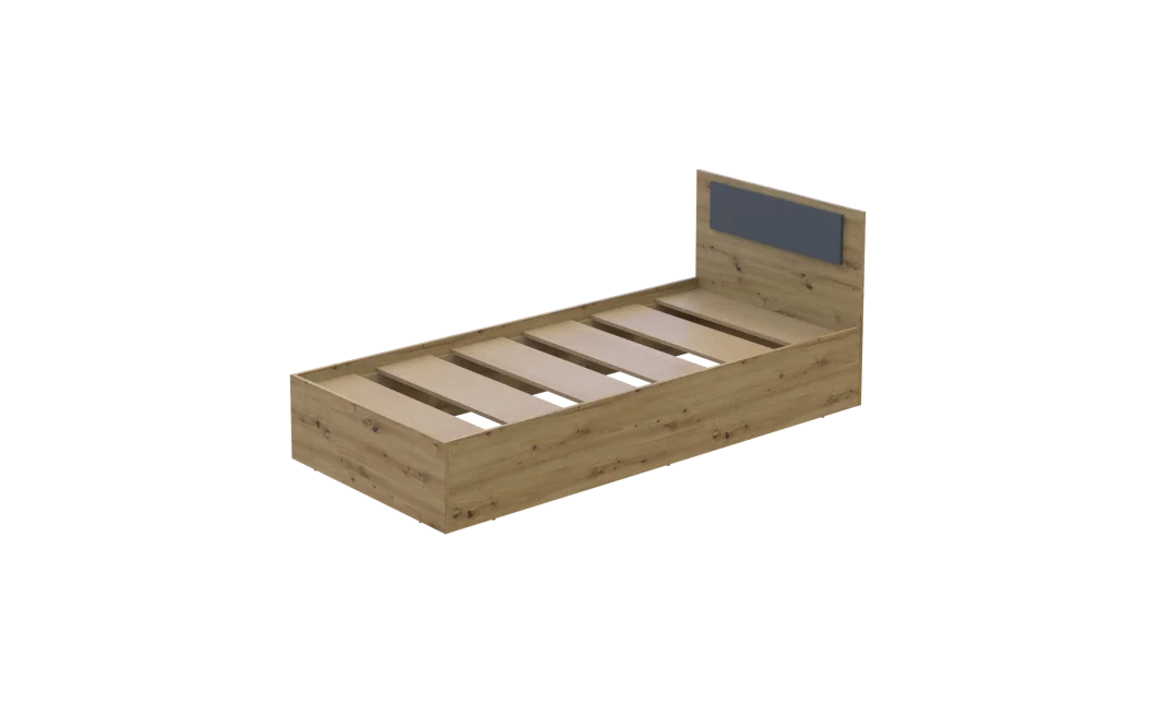 Postel Doros Rondi Jednolůžková Dub Artisan/Antracit 90x200 (44900530)