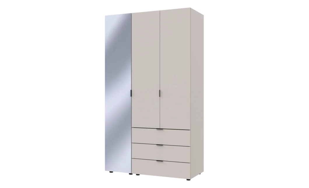Skříň na oblečení Doros Gelar Kašmír 2 dveře/zrcadlo 116,5 × 49,5 × 203,4 (80737655)