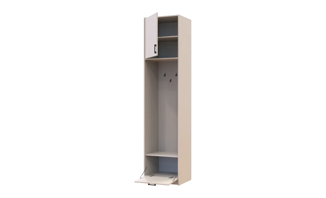 Regál s věšákem Doros Doros Rondi s vysokým nástavcem Kašmír 60х52х260 (42005390)