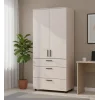 Skříň na oblečení Doros Thorn Kašmír 2 DTD/3Š tyč 90х51.6х200 (44900449)