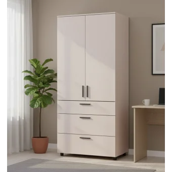 Skříň na oblečení Doros Thorn Kašmír 2 DTD/3Š tyč 90х51.6х200 (44900449)