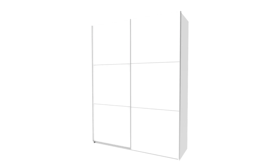 Skříň s posuvnými dveřmi Doros G-Caiser Bílá / Bílá 2 DTD / 3 části 180x60x240 (42002108)