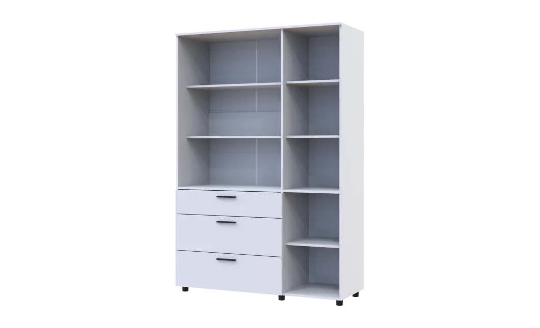 Skříň na oblečení Doros Thorn Bílá 3 DTD/3Š police 135х51.6х200 (44900486)