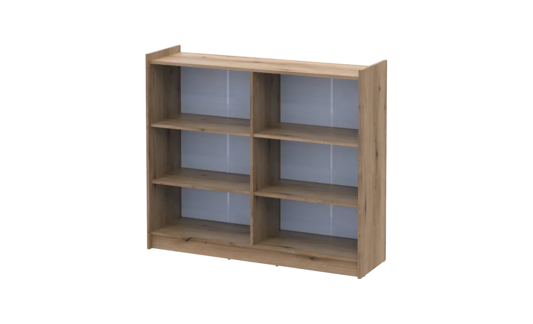 Botník se zrcadlem Doros Kassel Dub Evok 4 DTD 128×40×110 (42005501)