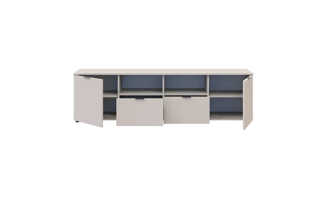 Komoda Doros Ron 4 Kašmír 2 dveře 2 zásuvky 180 × 38 × 50 (41516046)