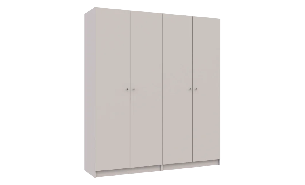 Skříň na oblečení Doros Promo Kašmír 2+2 dveře 180×48×204 (80737672)