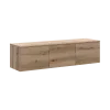 TV stolek Doros Levia Dub Evok 3 dveře 130x35x33 (41516290)