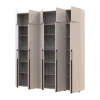 Kleiderschrank mit Regalen und Aufsatzschrank Doros Kasper Kaschmir 2+3 LTD 225 × 50 × 245 cm (42005552)