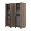 Kleiderschrank mit Schubladen Doros Kasper Cremona Cannolo 2+2 LTD 180 × 50 × 204 cm (42005729)