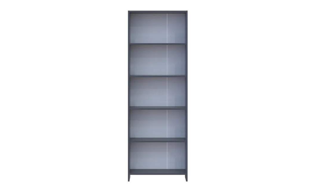 Regál 5-úrovňový Grafit 63×22×180 (41516053)