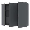 Komoda Doros Ron 6 3 dveře Grafit 120 × 38 × 100 (41516000)