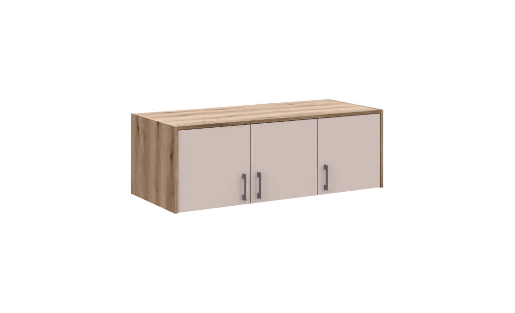 Nástavec Doros Rondi Dub Artisan / Kašmír 3 dveře 121x52x41 (80737823)