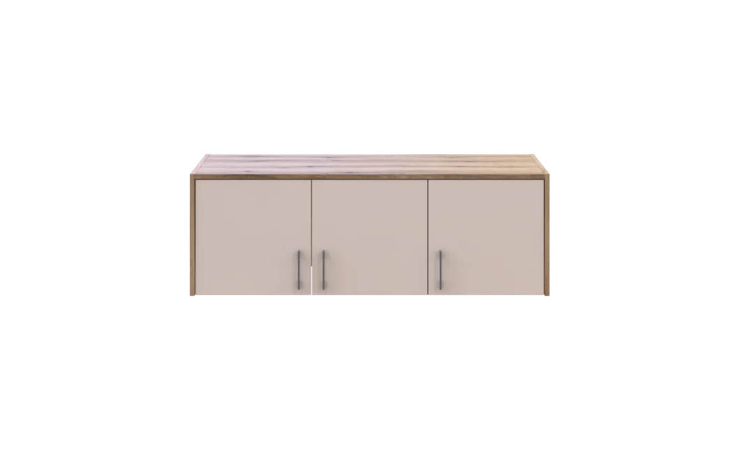 Nástavec Doros Rondi Dub Artisan / Kašmír 3 dveře 121x52x41 (80737823)