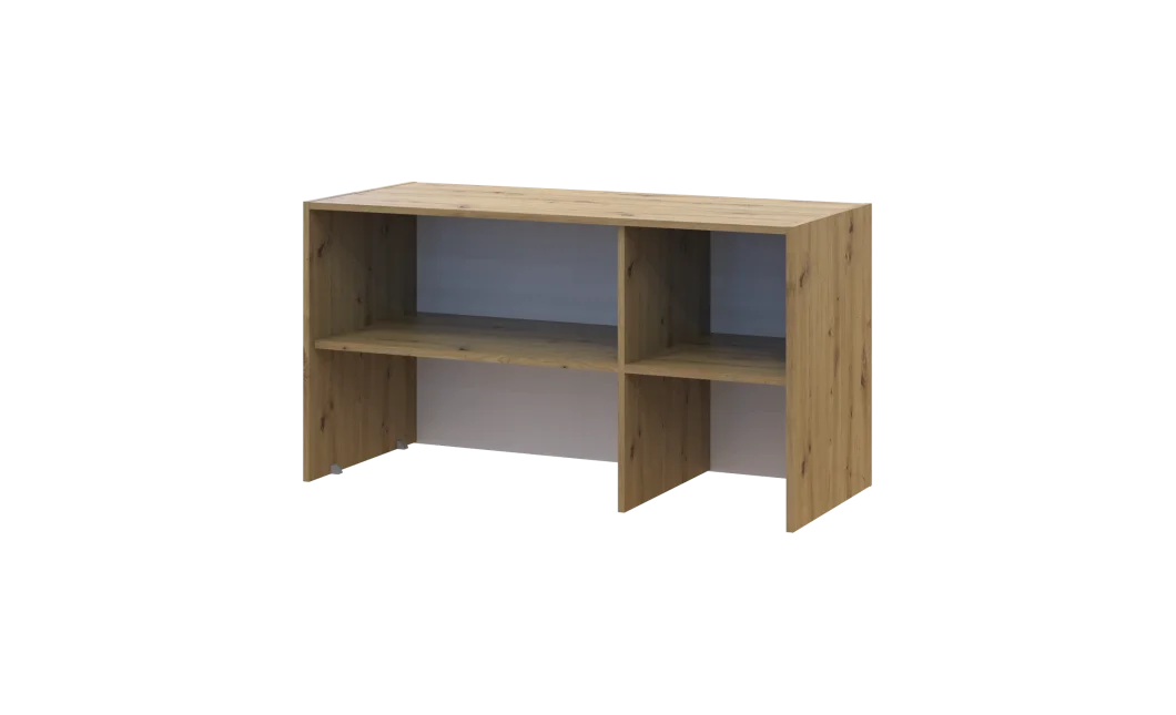 Vysoký nástavec Doros Rondi Dub Artisan / Kašmír 3 dveře 121×52×65 (41516183)