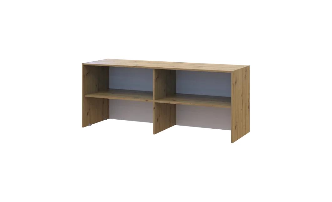 Vysoký nástavec Doros Rondi Dub Artisan / Kašmír 4 dveře 160×52×65 (41516185)