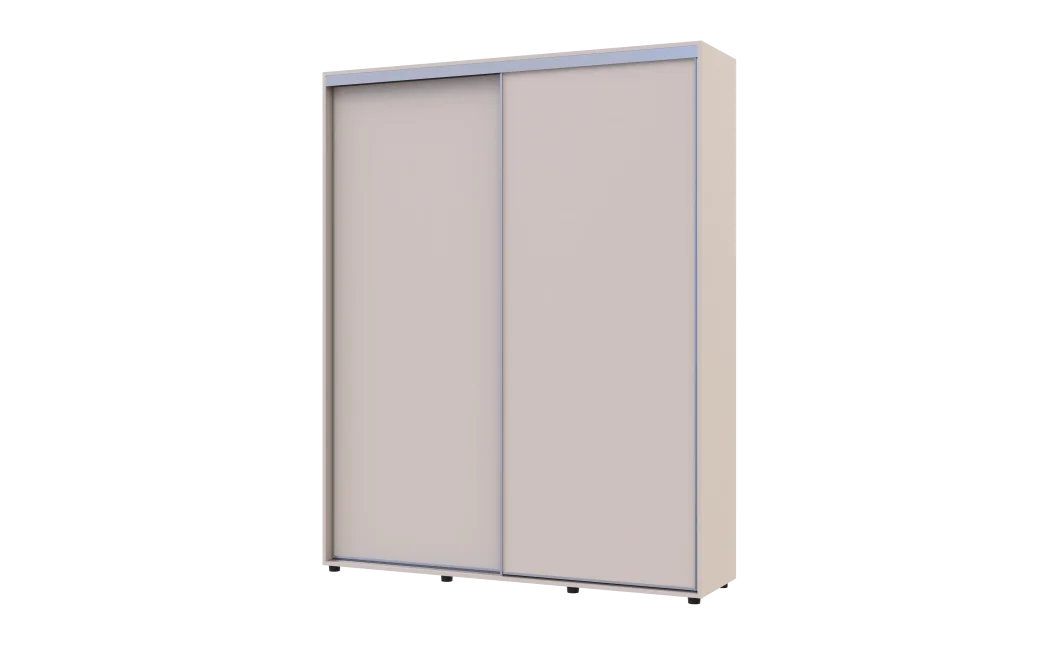 Šatní skříň s posuvnými dveřmi Doros Sigma Slim Kašmír 2 dveře 170x45x214.4 (42005451)