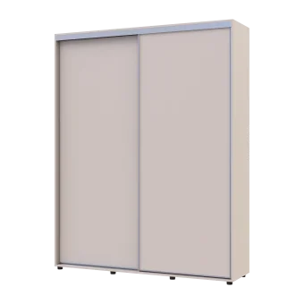 Šatní skříň s posuvnými dveřmi Doros Sigma Slim Kašmír 2 dveře 170x45x214.4 (42005451)