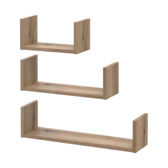Sada polic Doros Fil Dub Evok 3 ks 30/45/60x15x15 (41516080)