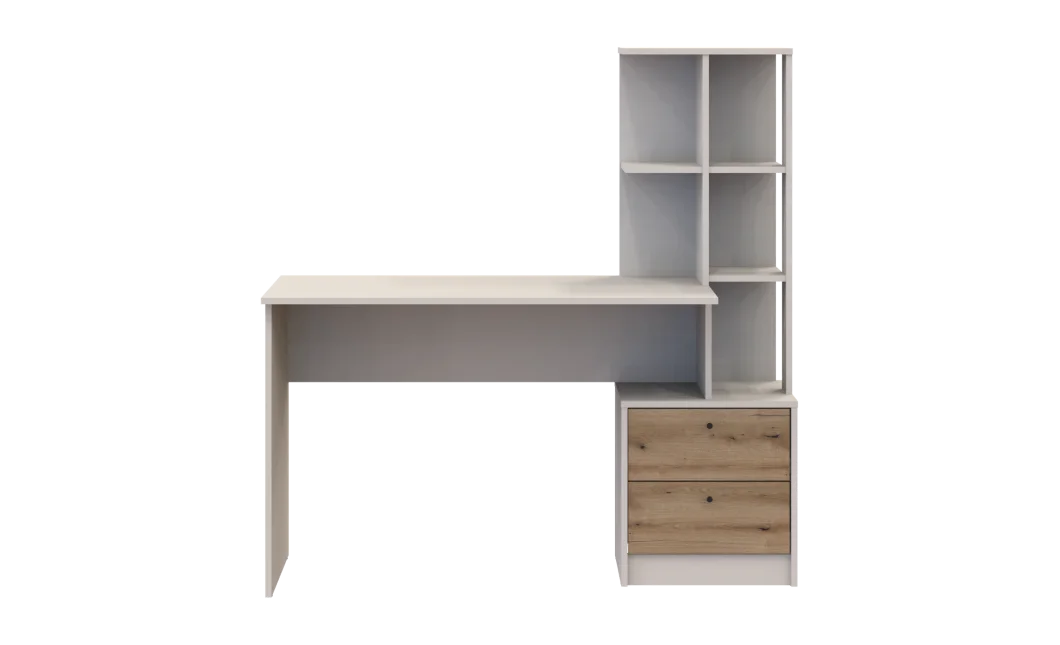Kancelářský stůl Doros T7 Kašmír/Dub Evok 136 × 55 × 138 (41516059)