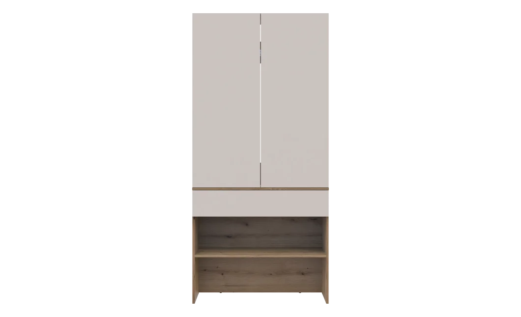 Předsíň Doros Split Dub Artisan/Kašmír DTD 94 × 39 × 200 (44900270)