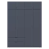Šatní skříň na oblečení Doros Lukas Grafit/Grafit 180×50×240 (80736288)