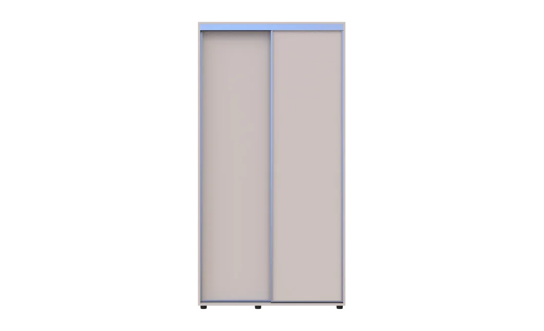 Šatní skříň s posuvnými dveřmi Doros Sigma Slim Kašmír 2 dveře 110x45x214.4 (42005445)