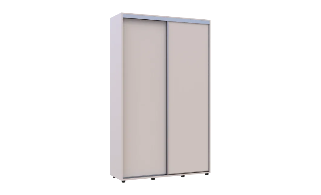 Šatní skříň s posuvnými dveřmi Doros Sigma Slim Kašmír 2 dveře 130x45x214.4 (42005447)