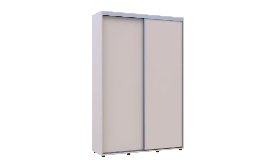 Šatní skříň s posuvnými dveřmi Doros Sigma Slim Kašmír 2 dveře 140x45x214.4 (42005448)