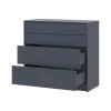 Komoda Doros Dale Grafit 4 zásuvky 90х41х85 (41516236)