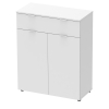 Komoda Doros Ron 2 2 dveře 1 zásuvka Bílý 80 × 38 × 100 (41516003)