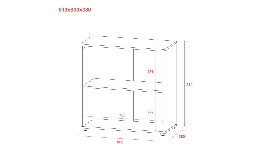 Komoda Doros Ron 3 2 dveře Grafit 80 × 38 × 81 (41516002)