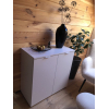 Komoda Doros Ron 3 2 dveře Bílý 80 × 38 × 81 (41516001)