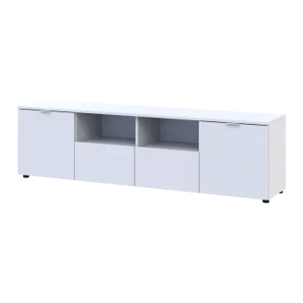 Komoda Doros Ron 4 Bílý 2 dveře 2 zásuvky 180 × 38 × 50 (44900221)