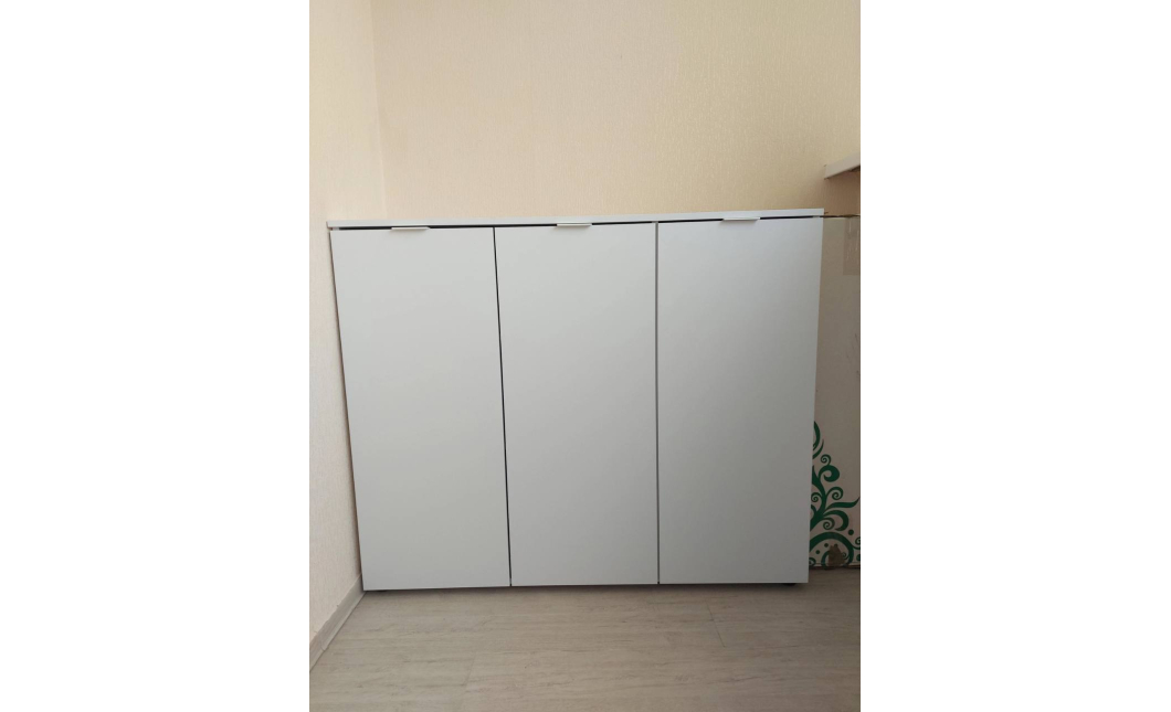 Komoda Doros Ron 6 3 dveře Bílý 120 × 38 × 100 (41515999)