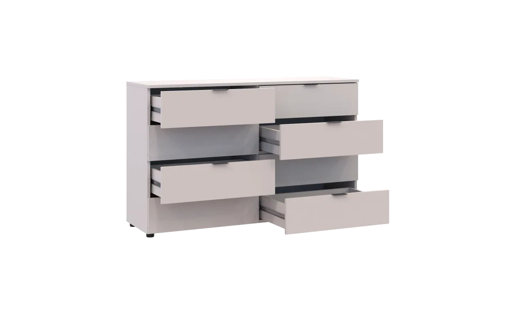 Komoda Ron 8 Kašmír 8 zásuvek 130×38×81 (41516171)