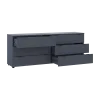 Komoda Ron 9 Grafit 6 zásuvek 160×38×62 (41516176)