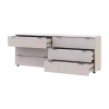 Komoda Ron 9 Kašmír 6 zásuvek 160×38×62 (41516174)