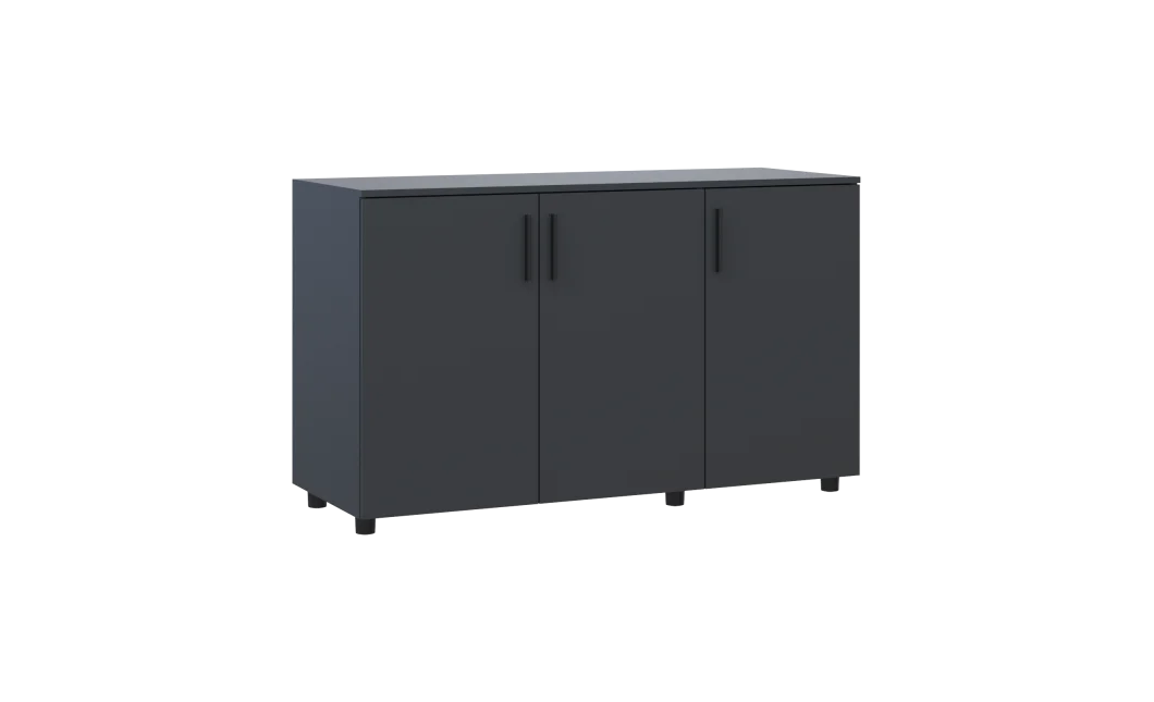 Komoda Doros Thorn Antracit 3 DTD 135×51,6×80 (41510173)
