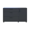 Komoda Doros Thorn Antracit 3Š/1D 135×51,6×80 (41510185)