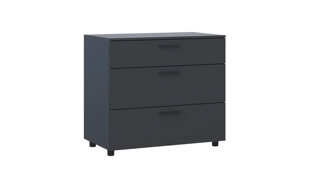 Komoda Doros Thorn Antracit 3Š 90×51,6×80 (41510161)