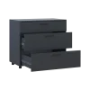 Komoda Doros Thorn Antracit 3Š 90×51,6×80 (41510161)