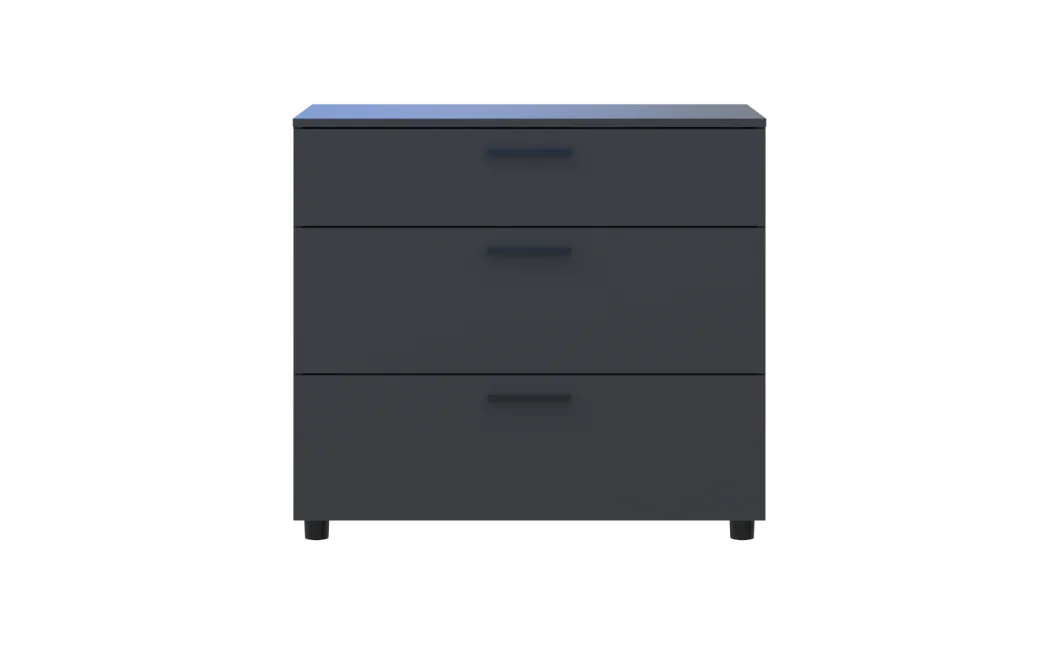 Komoda Doros Thorn Antracit 3Š 90×51,6×80 (41510161)