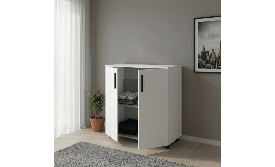 Komoda Doros Thorn Bílá 2 DTD 90×51,6×80 (41510145)
