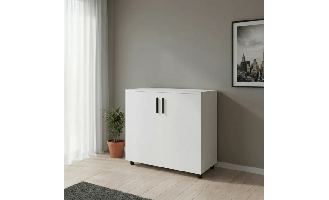 Komoda Doros Thorn Bílá 2 DTD 90×51,6×80 (41510145)