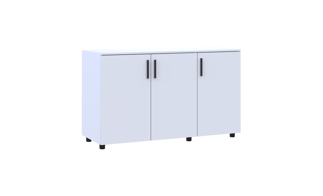 Komoda Doros Thorn Bílá 3 DTD 135×51,6×80 (41510169)